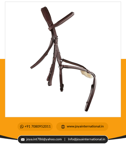 Bride muserolle Figure 8 surélevée avec couture fantaisie Acheter des brides de cheval en ligne au meilleur prix - Product Image 4