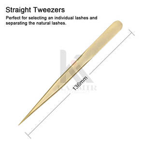 แหนบขนตาสแตนเลสปลายแหลม2025กำหนดได้เองฉลากตามต้องการ - Product Image 4