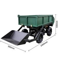 Nouveau transporteur-benne télécommandé en acier avec prolongateur d'autonomie pour la vente au détail (SLDP680)