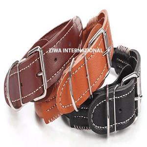 Collar de perro de cuero genuino de nuevo estilo personalizado, Collar de perro de cuero Premium de diseño de lujo, collares para mascotas, suministros para mascotas, accesorios para perros - Product Image 2