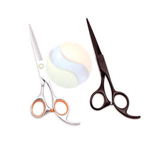 Ciseaux de barbier de précision, tranchants comme un rasoir, en acier inoxydable, ciseaux professionnels pour couper les cheveux - Product Image 1