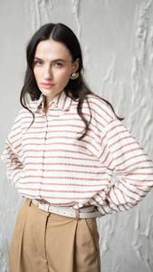 Blusa de lino de estilo victoriano bohemio, top de poeta elegante, ropa de mujer vintage eduardiana de encaje - Product Image 3