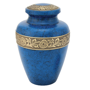 Urne funéraire pour adulte en bronze antique gravée à la main dernière conception cercueil funéraire en métal pour funérailles commémoratives décoratives - Product Image 6