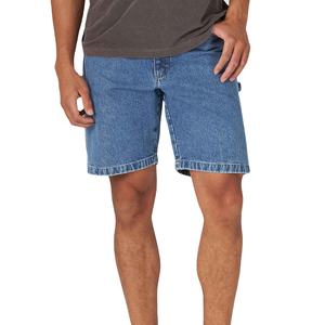 กางเกงยีนส์ขาสั้นสำหรับผู้ชายกางเกงขาสั้นผ้ายีนส์ลายทึบระบายอากาศได้ดีสไตล์ใหม่ - Product Image 1