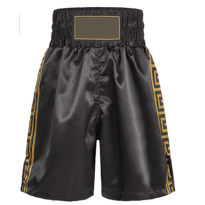 Pantalones Cortos de Muay Thai Estilo Kickboxing, Tela Satén de Alta Calidad, Estándar de Exportación, Pantalones Cortos Transpirables para Práctica de Muay Thai - Product Image 1