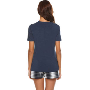 ชุดนอน2ชิ้นสำหรับเด็กผู้หญิง, ชุดนอนครอบครัวสีคริสต์มาสน่ารักผ้าฝ้ายกราฟิกตัวอักษร - Product Image 3