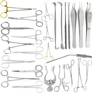 Ensemble d'instruments de chirurgie générale majeurs multifonctionnels en acier inoxydable réutilisables de haute qualité Debonairii - Product Image 1