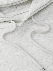 Sudadera con capucha de lana con logotipo personalizado al por mayor para mujer, pijamas de invierno pesados, sudaderas con capucha gruesas lisas - Product Image 3