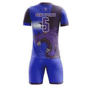 Ropa de equipo de uniforme de fútbol de color personalizado de poliéster 100% de alta calidad de venta directa de fábrica - Product Image 4