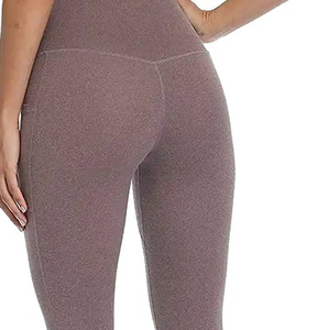 Sports Fitness <b>Knitted</b> Eco-Friendly Quick Dry Thick Breathable High Waist Slim Fit Yoga <b>Leggings</b> for Women - Product Image 2