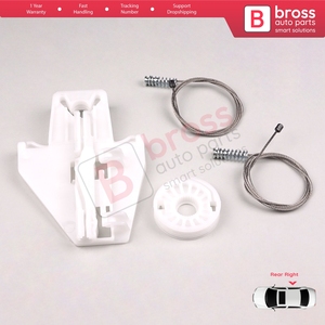 ชุดซ่อมมอเตอร์กระจกไฟฟ้า BWR641 สำหรับประตูหลังขวา รถยนต์ Fabia MK1 ปี 1999-2008 แบบ 4/5 ประตู และ Praktik Van รุ่น 6Y0839462 - Product Image 3