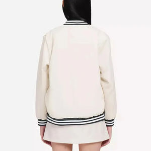 Chaqueta universitaria de alta calidad recién llegada al por mayor, chaquetas informales personalizadas de alta calidad totalmente personalizadas para mujer - Product Image 4