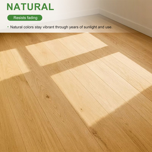 Plancher en bois d'ingénierie classique en hickory, antidérapant et imperméable, laqué UV, garantie 5 ans et plus - Salon et salle de bain - Product Image 4