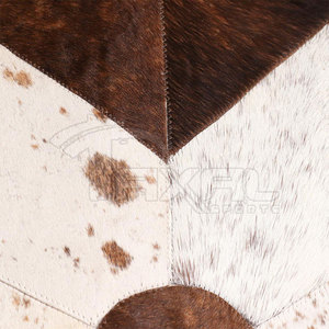 Alfombras redondas de piel de vaca profesional, alfombras redondas de piel de vaca de diseño único, alfombras redondas de piel de vaca ligeras - Product Image 2