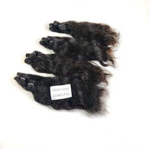 Vente en gros Extensions de cheveux humains vietnamiens ondulés naturels à un donneur, paquet de vagues profondes, brutes, vierges, chimiques, aucune perte - Product Image 6
