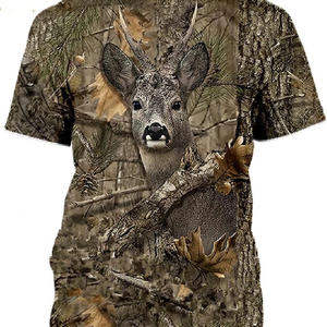 Camisetas de caza para hombre ligeras impresas por sublimación personalizadas OEM, camisetas de caza impermeables al mejor precio - Product Image 2