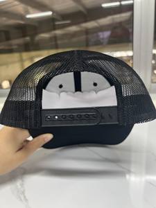 6 paneles estructurados de tela vaquera de malla en la espalda bordado en 3D logotipo personalizado hecho a mano Vietnam fabricante de alta calidad transpirable estilo callejero - Product Image 4