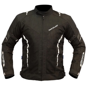 Chaqueta ligera de pana para montar en moto para hombres, protección de armadura CE, patrón de cuello levantado transpirable para clima caliente Touring - Product Image 2