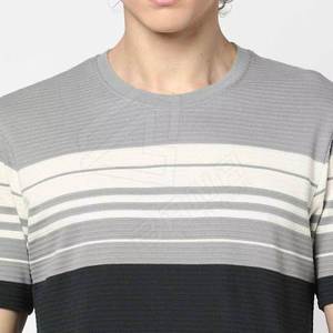 Nueva camiseta de gran tamaño con cuello redondo para hombre, 100% de algodón orgánico, camisetas en blanco de algodón orgánico de longitud larga - Product Image 5