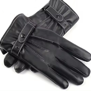 Haute qualité en cuir véritable professionnel fait chaud vêtements d'hiver travail jardinage gants en cuir OEM ODM Service hommes main gants - Product Image 5