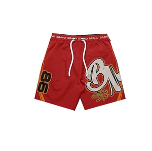 Short de basket-ball imprimé solide costume maillot grande taille de haute qualité pour l'été conception de sublimation classique respirant grande taille - Product Image 4