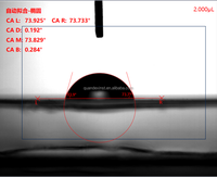 Low Price Manual Contact Angle Meter QD100 With CE ISO in Fiilm, Glass Packing Applications for Lab & Quality Control