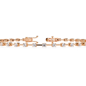 Magnifique bracelet et jonc en or 18 carats avec diamants de laboratoire - Product Image 5