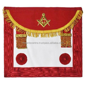 Tablier de Rite Écossais Personnalisé Broderie de Qualité Supérieure Sangle de Taille Réglable Tissu Durable Fabricant - Product Image 1
