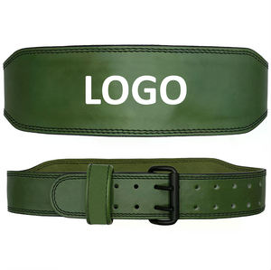 Cinturones de gimnasio de elevación con soporte trasero de palanca Power Fitness Culturismo Cinturones de palanca de cuero genuino con logotipo personalizado - Product Image 6