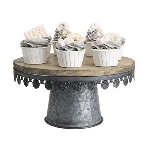 Nueva Venta de soporte de pastel decorativo de Metal antiguo, soporte de pastel de taza, fiestas de boda, tamaño personalizado, Color de forma - Product Image 1