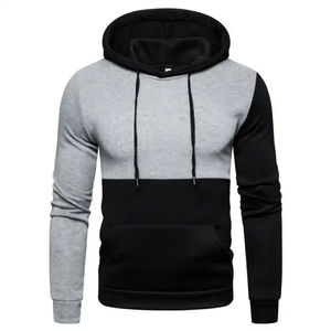 กําหนดเอง OEM ฟรีตัวอย่างผู้ชายชุดเสื้อกันหนาวหมวกเสื้อสเวตเตอร์ผ้าฝ้าย 50 โพลีเอสเตอร์ 50 แขนยาวพิมพ์ - Product Image 1