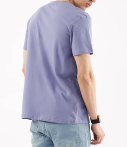 เสื้อยืดลำลองแขนสั้นสำหรับผู้ชายเสื้อยืดผ้าฝ้าย100% 180กรัมพิมพ์สกรีนผ้าไหมคุณภาพสูงลวดลายทึบซักง่าย - Product Image 2