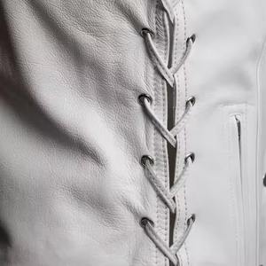 Chaleco de Piel Sintética de Alta Calidad para Hombre, Estilo Personalizado, Otoñal, Cortavientos, Moderno, con Botones, Cuello en V, Tejido, para Exteriores - Product Image 6