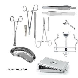 Juego de instrumentos de laparotomía manual CERAHI INDUSTRIES, modelo de clase II de acero inoxidable, garantía de 2 años por el año de la garantía del Año de la TL-CI-SI-LS-F12-029 para - Product Image 1