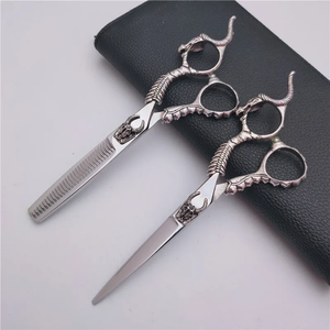 Professional Hair Stainless Steel <b>Barber</b> Scissor 6.0 Inch Hairdressing Scissors Styling Tools Top-grade Hair Scissors <b>Set</b> - Product Image 1