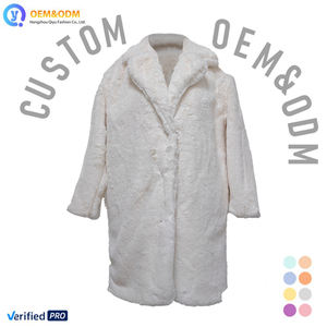 Manteau d'hiver pour femme en jean denim rembourré, en fausse fourrure de lapin épaisse, de haute qualité, personnalisé Q&D OEM 2026 - Product Image 1