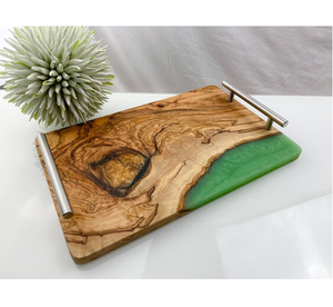 ถาดเสิร์ฟเรซินอีพ็อกซี่เรซินถาดเสิร์ฟแบบชิ้นเดียวทำด้วยมือ - Product Image 4