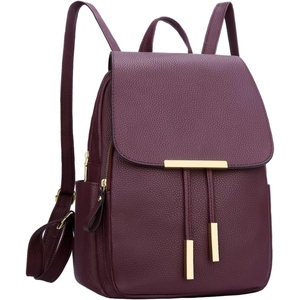 USA market women genuine leather backpack modern luxury fashion travel work everyday premium leather backpack - Product Image 4