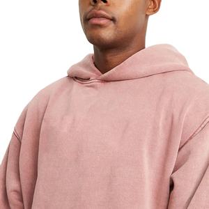 Sweat à capuche délavé surdimensionné pantalons de survêtement vintage survêtements vierges roses survêtement polaire tech personnalisé ensembles pour hommes grande taille Vêtements décontractés - Product Image 4