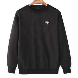 Sweat-shirt en molleton de coton mélangé de qualité supérieure 2024 pour hommes, coupe classique, uni, décontracté, fabriqué au Pakistan pour l'hiver - Product Image 1