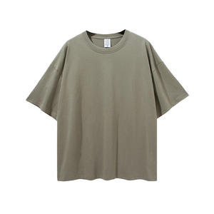 Camisetas de algodón peinado de 200 GSM con etiquetas tejidas personalizadas, bordado, impresión y fabricación al por mayor en fábrica. - Product Image 1