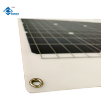 Mini panneaux solaires Chargeur d'énergie 50W Haute résistance aux intempéries Panneau solaire ETFE ZW-50W-18VF Panneau solaire encapsulé PET 18V