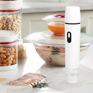 Pompe de mise sous vide portable, machine de mise sous vide manuelle, rechargeable par USB, batterie 800 mAh, pompe alimentaire sans fil pour la cuisson sous vide - Product Image 3