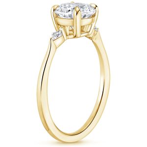 Elegante juego de anillos de diamantes de corte Marquesa cultivado en laboratorio de plata 925, piedras laterales en forma de cometa para compromiso de fiesta/regalo de boda para ella - Product Image 2