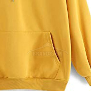 เสื้อสเวตเชิ้ตมีฮู้ดแขนยาวของผู้ชายคอเสื้อฮู้ดดี้โพลีเอสเตอร์/ ผ้าฝ้ายลายสีพื้นสำหรับฤดูหนาวกำหนดเองได้2025 - Product Image 6