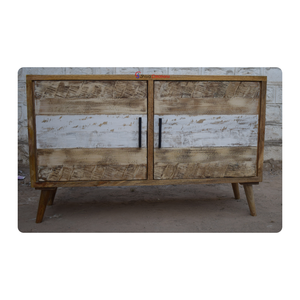 Muebles Modernos para Interiores al por Mayor, Gabinete de 2 Puertas Personalizado al por Mayor, Madera de Mango, Estilo Antiguo, Multifuncional para Cocina y Parque - Product Image 2