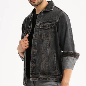 High Street Online Sale Men's <b>Lightweight</b> Customizable Design <b>Denim</b> <b>Jacket</b> Pattern for Winter Season OEM Serviced - Product Image 2