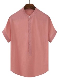 เสื้อเชิ้ตลายตารางแขนยาวสำหรับผู้ชายเสื้อเชิ้ตลายตารางแขนยาวมีกระเป๋าหน้าอกสำหรับผู้ชาย - Product Image 3