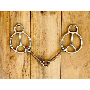 Bocado de Acero Inoxidable para Caballo, con Cierre de Seguridad, Pulido y Liso, para Equipo de Equitación Veterinaria - Product Image 2