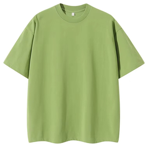 เสื้อยืดแฟชั่นเกาหลีสำหรับผู้ชาย, 2025ฤดูร้อนเสื้อยืดธรรมดาทรงหลวมแขนสั้นเสื้อยืดโอเวอร์ไซส์ใส่ได้ทั้งชายและหญิง - Product Image 1